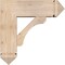 Ekena Millwork Legacy Arts and Crafts Smooth Bracket w/ Offset Brace, Douglas Fir, 7 1/2"W x 22"D x 22"H BKT0806X22X22LEC03SDF - alternate 2